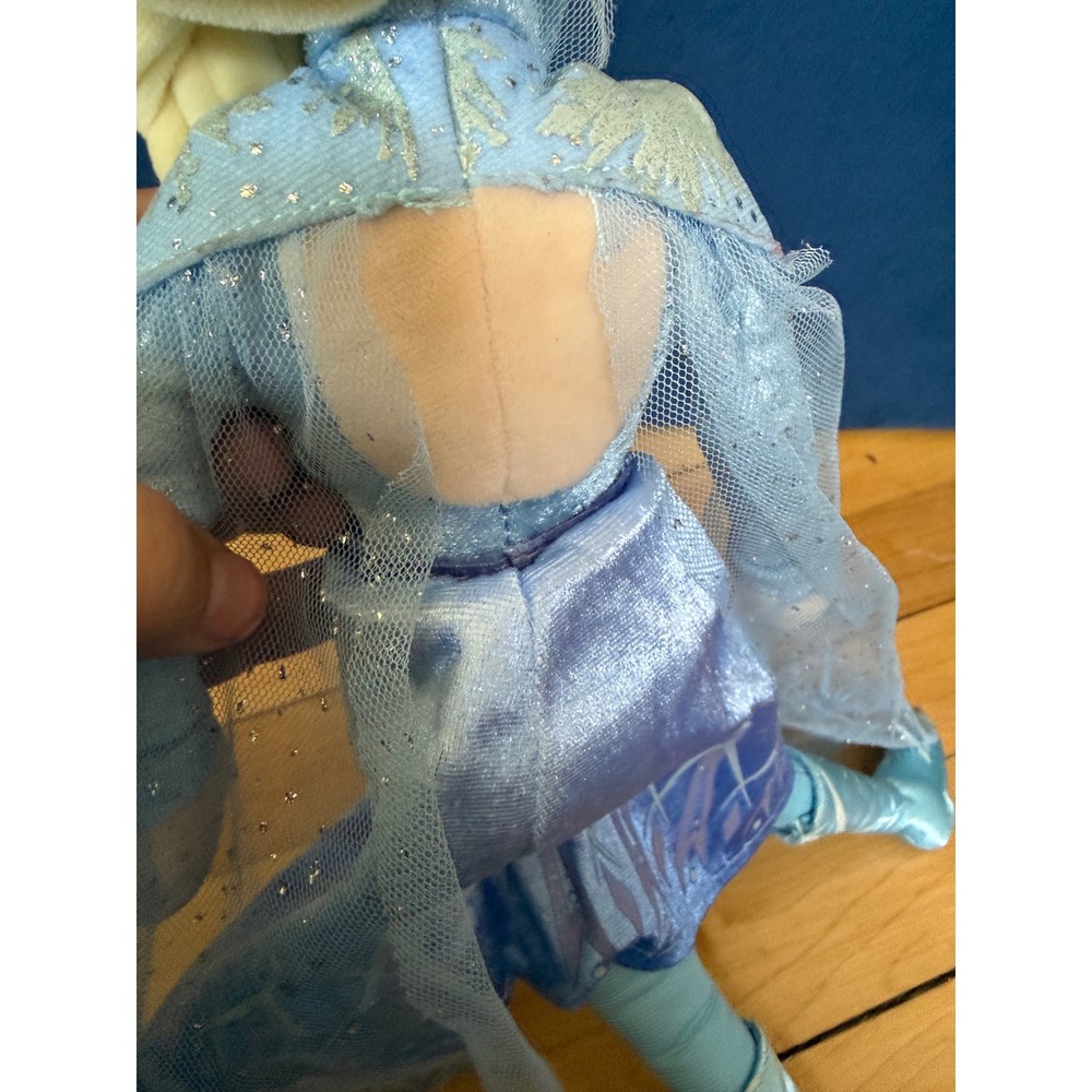 Ty Beanie Baby Disney Sparkle Princess Elsa Frozen 17" Elsa Plush Stuffed - Picture 5 of 5